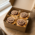 Box of 4 Cinnamon Scrolls with Vanilla Icing